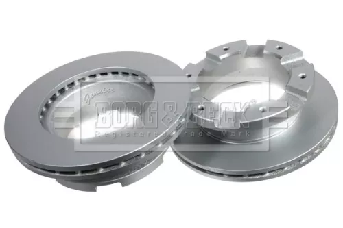 Borg and Beck Borg and Beck BBD5291 2x Rear Vented Brake Discs For Mitsubishi Canter (Fb7 Fb8 Fe7 Fe8) 266mm 