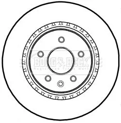 2x Rear Vented Brake Discs For Jaguar Xk 8 330mm