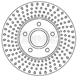 Borg and Beck Borg and Beck BBD5304 2x Front Front Left Front Right Vented Brake Discs For Volvo V40 278mm 