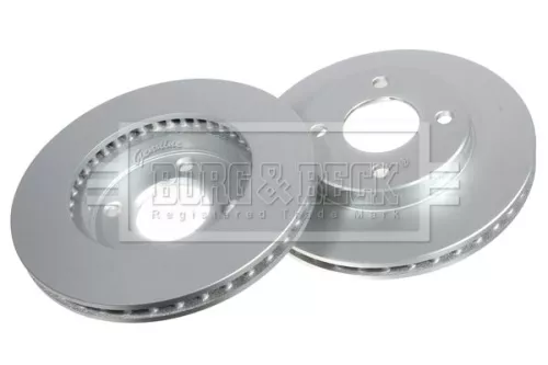 Borg and Beck Borg and Beck BBD5349 2x Front Vented Brake Discs For Nissan Cube Micra 238mm 