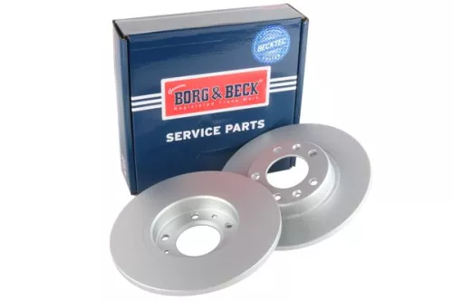 2x Rear Solid Brake Discs For Citroën Ds Fiat Opel Peugeot Toyota Vauxhall 3008 