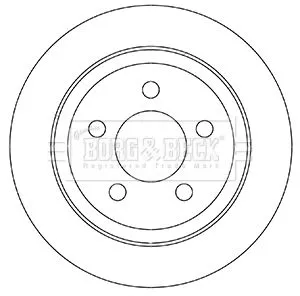 2x Rear Solid Brake Discs Fits Jeep Cherokee 285mm