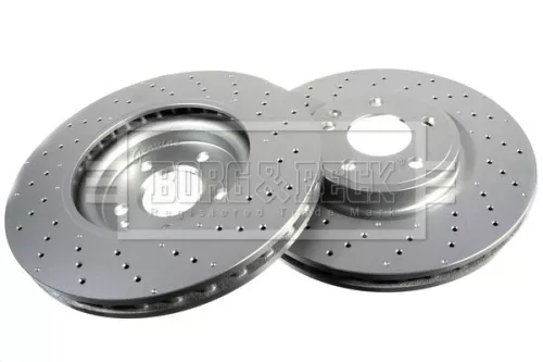 Borg and Beck Borg and Beck BBD5355 2x Front Perforated/vented Brake Discs For Mercedes A-class B-class Cla Gla-clas 
