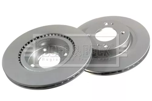 Borg and Beck Borg and Beck BBD5359 2x Front Vented Brake Discs For Mitsubishi Mirage / Space Star 251mm 
