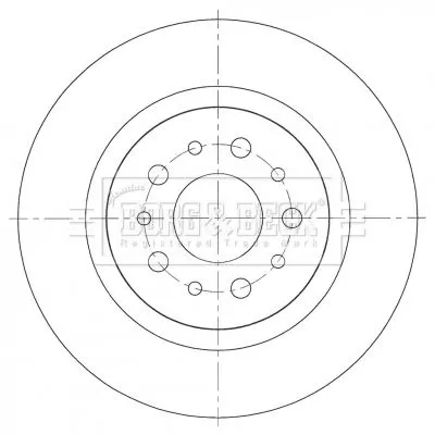 2x Rear Solid Brake Discs Fits Fiat 500l Tipo 264mm