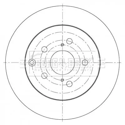 2x Rear Solid Brake Discs For Toyota Mirai Prius Plus 290mm