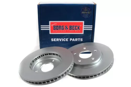 Borg and Beck Borg and Beck BBD5384 2x Front Vented Brake Discs For Nissan Leaf Nv200 Nv200 / Evalia 283mm 