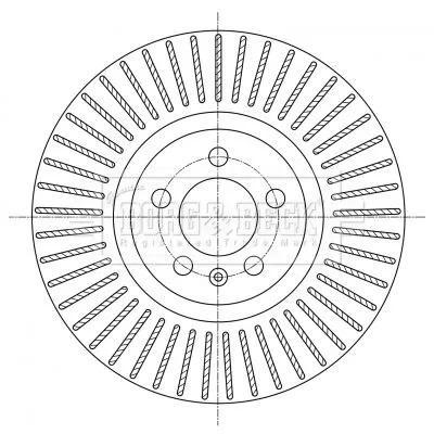 Borg and Beck Borg and Beck BBD5388 2x Front Vented Brake Discs For Audi Seat Vw A1 Ibiza Polo 310mm 