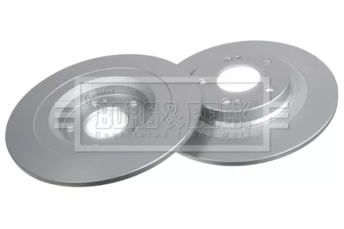 Borg and Beck Borg and Beck BBD5396 2x Rear Solid Brake Discs For Citroën Mitsubishi Peugeot 4008 Asx C4 Aircross Ec 