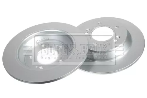 Borg and Beck Borg and Beck BBD5398 2x Rear Solid Brake Discs For Kia Carens Seltos Soul 284mm 