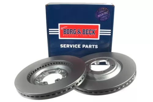 2x Front Vented Brake Discs For Isuzu D-max 300mm
