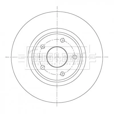 2x Rear Solid Brake Discs Fits Chrysler Dodge Lancia Grand Caravan Grand Voyager