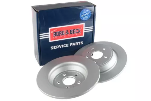 2x Rear Solid Brake Discs For Ford Kuga Mondeo 316mm