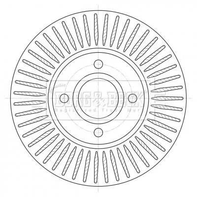 Borg and Beck Borg and Beck BBD5423 2x Front Vented Brake Discs For Ford Ecosport 278mm 