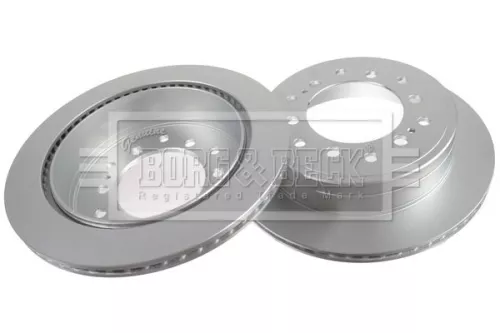 Borg and Beck Borg and Beck BBD5427 2x Rear Vented Brake Discs For Toyota 4 Runner Fj Cruiser Land Cruiser Prado Lan 