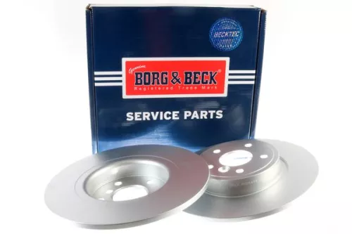 2x Rear Solid Brake Discs For Jaguar Xe Xf 300mm