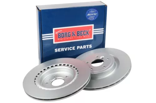 2x Rear Vented Brake Discs For Jaguar Xe Xf 325mm