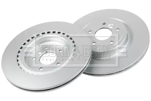 Borg and Beck Borg and Beck BBD5437 2x Rear Vented Brake Discs For Jaguar Xe Xf 325mm 