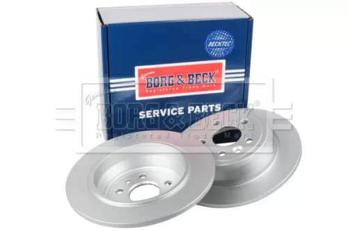 2x Rear Solid Brake Discs For Land Rover Freelander 2 302mm