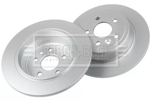 Borg and Beck Borg and Beck BBD5440 2x Rear Solid Brake Discs For Land Rover Freelander 2 302mm 