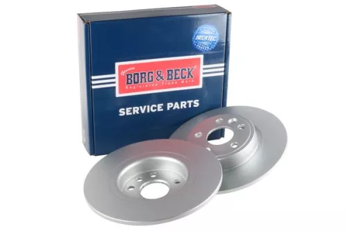 2x Rear Solid Brake Discs For Jaguar Land Rover Discovery Sport E-pace 300mm