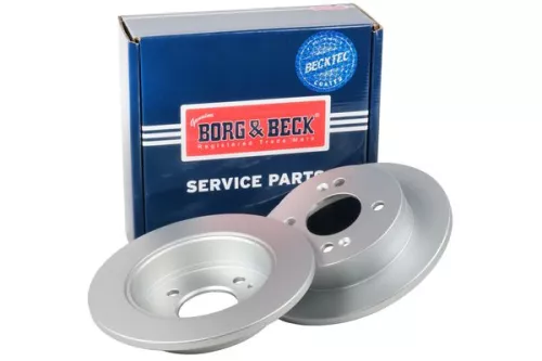 2x Rear Solid Brake Discs For Hyundai I10 234mm