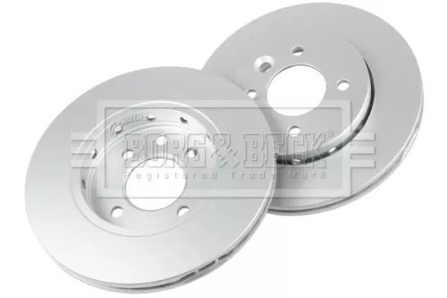 Borg and Beck Borg and Beck BBD5446 2x Front Vented Brake Discs For Mg Mg 3 257mm 