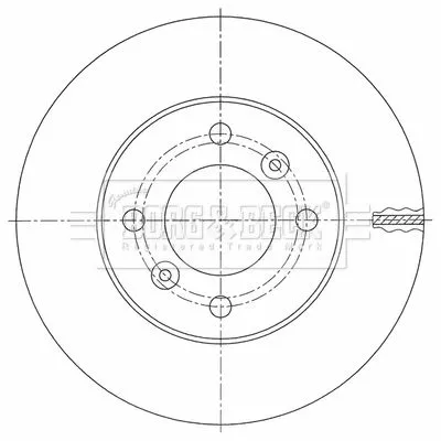 2x Front Vented Brake Discs Fits Proton Savvy 236mm