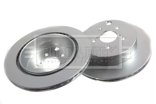 Borg and Beck Borg and Beck BBD5455 2x Rear Vented Brake Discs For Subaru Forester 278mm 
