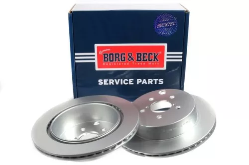 Borg and Beck Borg and Beck BBD5455 2x Rear Vented Brake Discs For Subaru Forester 278mm 
