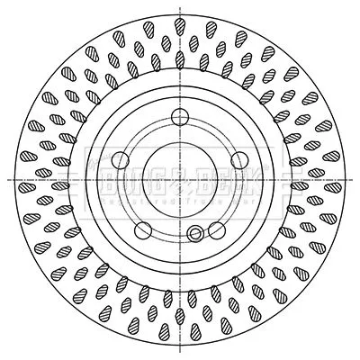 2x Rear Vented Brake Discs For Mercedes A-class Cla Gla-class 295mm