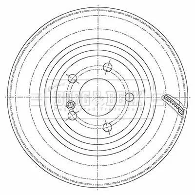 2x Rear Vented Brake Discs Fits Mercedes Sl 320mm
