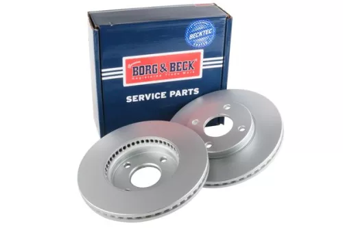 2x Front Vented Brake Discs Fits Ford Fiesta 262mm