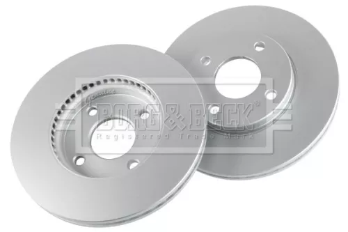 Borg and Beck Borg and Beck BBD5503 2x Front Vented Brake Discs For Ford Fiesta 262mm 