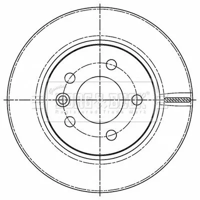 Borg and Beck Borg and Beck BBD5509 2x Rear Vented Brake Discs For Man Vw Amarok Crafter Grand California Tge 300mm 