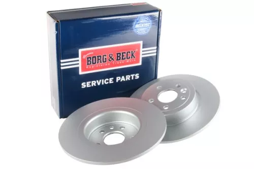2x Rear Solid Brake Discs For Land Rover Range Rover Evoque 317mm