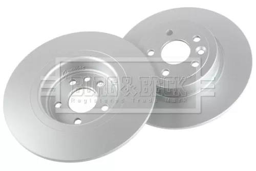 Borg and Beck Borg and Beck BBD5513 2x Rear Solid Brake Discs For Land Rover Range Rover Evoque 317mm 