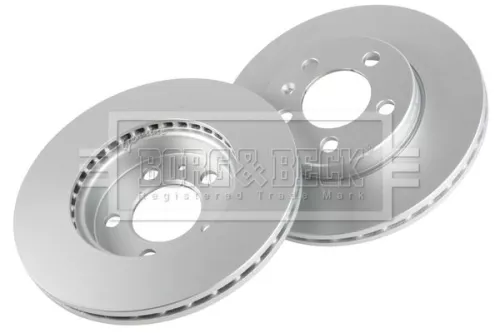 Borg and Beck Borg and Beck BBD5524 2x Front Vented Brake Discs For Audi Seat Skoda Vw A1 Fabia Ibiza Polo Scala 256 
