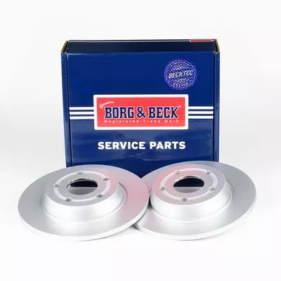 Borg and Beck Borg and Beck BBD5548 2x Rear Solid Brake Discs For Ford Focus 271mm 