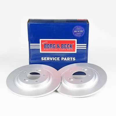 2x Rear Solid Brake Discs For Kia Niro Optima Soul 300mm
