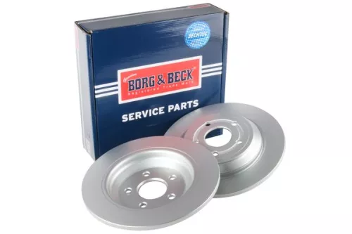 2x Rear Solid Brake Discs For Ford Focus Kuga 302mm