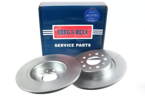 Borg and Beck Borg and Beck BBD5562 2x Rear Solid Brake Discs For Fiat 500l Tipo 264mm 