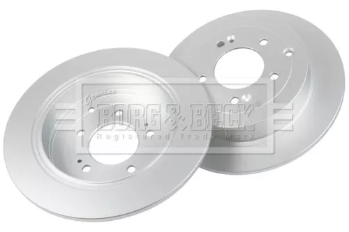 Borg and Beck Borg and Beck BBD5565 2x Rear Solid Brake Discs For Hyundai Kia Ix35 Sportage Tucson 302mm 