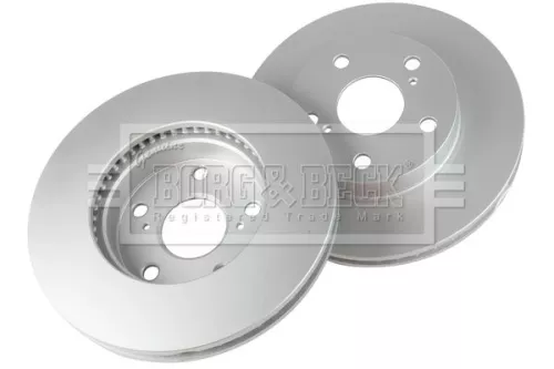 Borg and Beck Borg and Beck BBD5566 2x Front Solid Brake Discs For Toyota Hilux 275mm 