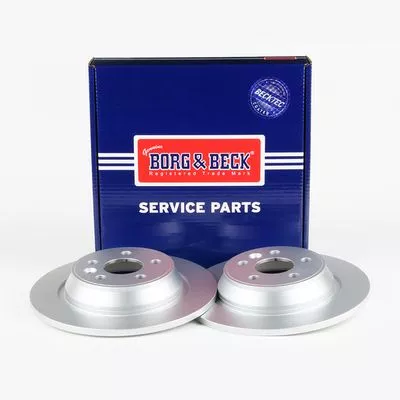 2x Rear Solid Brake Discs For Ford Galaxy S-max 302mm