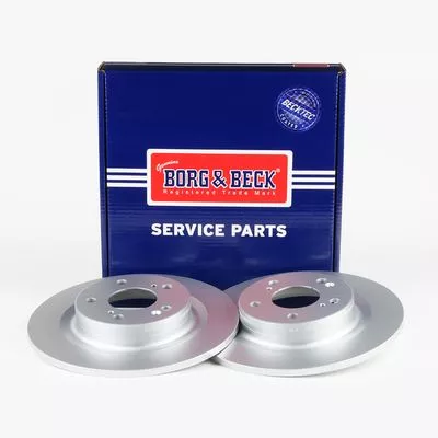 2x Rear Solid Brake Discs For Honda Civic 305mm