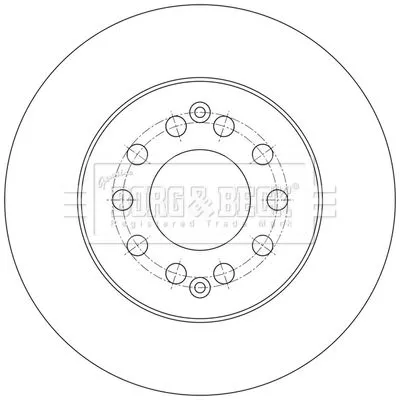 Borg and Beck Borg and Beck BBD5604 2x Rear Solid Brake Discs For Mg Mg Zs 255mm 