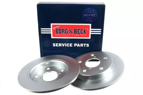 2x Rear Solid Brake Discs For Suzuki Swift 252mm