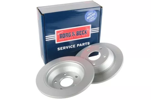 2x Rear Solid Brake Discs For Ford Puma 271mm