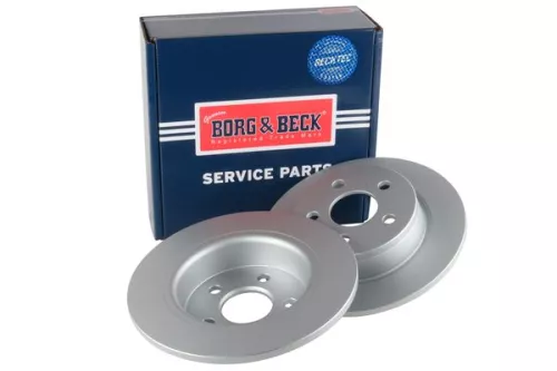2x Rear Solid Brake Discs For Ford Tourneo Connect / Grand Tourneo Connect Trans